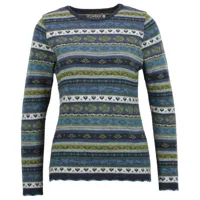 flomax - women's pullover oda - pull en laine taille xxl, bleu