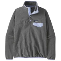 patagonia - women's lightweight synch snap-t pullover - pull polaire taille xs, gris