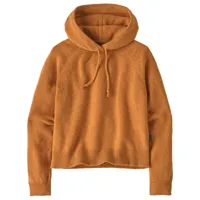 patagonia - women's rec. wool-blend hooded pullover sweater - sweat à capuche taille xl, brun/orange