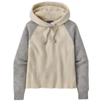 patagonia - women's rec. wool-blend hooded pullover sweater - sweat à capuche taille s, beige/gris