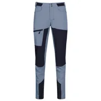 bergans - women's cecilie mountain softshell pants - pantalon de randonnée taille xs, gris/bleu