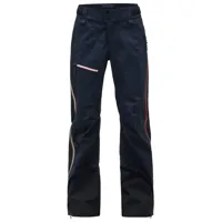 peak performance - women's alpine gore-tex pants - pantalon de ski taille xs, bleu/noir