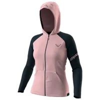 dynafit - women's 24/7 polartec zip hoody - sweat à capuche taille xs, rose