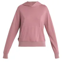 icebreaker - women's crush ii l/s hoodie - sweat à capuche taille xs, rose