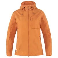 fjällräven - women's high coast wind jacket - coupe-vent taille l, orange