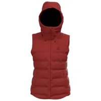 odlo - women's vest severin n-thermic - doudoune sans manches taille xs, rouge