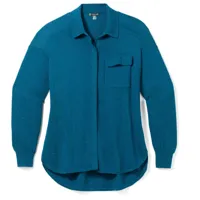 smartwool - women's edgewood button down sweater - chemise taille s, bleu
