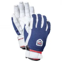hestra - ergo grip active 5 finger - gants taille 6, blanc/bleu