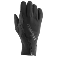 castelli - spettacolo ros glove - gants taille m, noir/gris