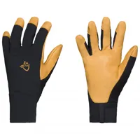 norrøna - lyngen gore-tex infinium leather gloves - gants taille s, noir