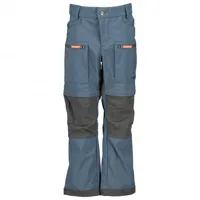 didriksons - kid's kotten zipp off - pantalon convertible taille 140, gris/bleu