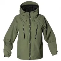 isbjörn - kid's monsune hard shell jacket - veste imperméable taille 134/140, vert olive
