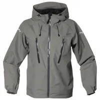 isbjörn - kid's monsune hard shell jacket - veste imperméable taille 134/140;146/152;158/164;170/176, noir;orange;vert olive