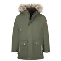 trollkids - kid's nordkapp jacket - parka taille 92, vert olive