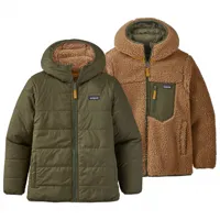 patagonia - boy's reversible ready freddy hoody - veste hiver taille l;m;s;xl;xs, bleu;rouge