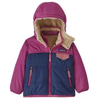 patagonia - baby's reversible tribbles hoody - veste hiver taille 6 months, violet