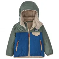 patagonia - baby's reversible tribbles hoody - veste hiver taille 6 months, multicolore