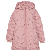 minymo - kid's jacket quilted aop - veste hiver taille 104;116;122;128;134;140;152;92, rose