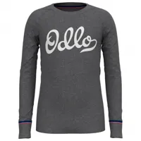 odlo - kid's bl top crew neck l/s active warm original - sous-vêtement synthétique taille 116, gris