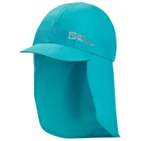 jack wolfskin - kid's canyon cap - casquette taille m, turquoise