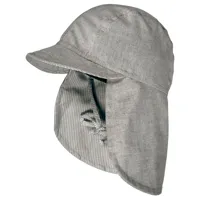 maximo - kid's mini-schildmütze mit nackenschutz - casquette taille 49 cm, gris