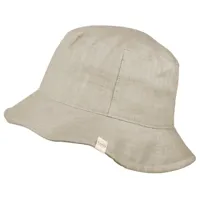 capo - linen bucket hat - chapeau taille s/m, beige/gris
