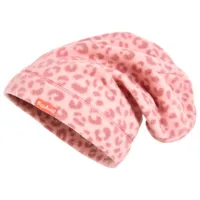 playshoes - kid's fleece-beanie leo-print - bonnet taille 49 cm, rose