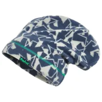 playshoes - kid's fleece-beanie sterne camouflage - bonnet taille 49 cm;51 cm;53 cm;55 cm, bleu/gris