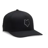 fox racing - fox head flexfit hat - casquette taille l/xl, noir