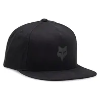 fox racing - fox head snapback hat - casquette taille one size, noir