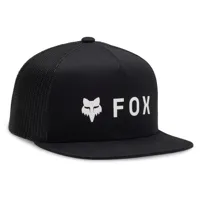 fox racing - kid's absolute snapback mesh hat - casquette taille one size, noir