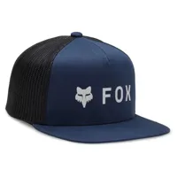 fox racing - kid's absolute snapback mesh hat - casquette taille one size, bleu