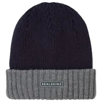 sealskinz - bacton - bonnet taille xxl, bleu/gris