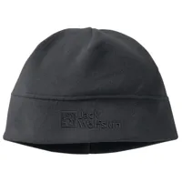jack wolfskin - kid's real stuff beanie - bonnet taille one size, gris/noir