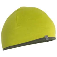 icebreaker - pocket hat - bonnet taille one size, vert olive/jaune