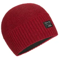 salewa - sarner 2 wool beanie - bonnet taille one size, rouge