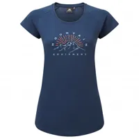 mountain equipment - women's ray tee - t-shirt taille 10, bleu