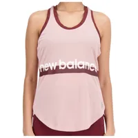 new balance - women's printed accelerate tank - débardeur taille s, rose
