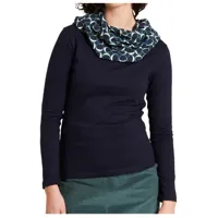 tranquillo - women's pullover mit großem kragen - haut à manches longues taille l, bleu