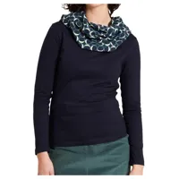 tranquillo - women's pullover mit großem kragen - haut à manches longues taille l;m;s;xl;xs, bleu;rouge