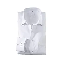 olymp homme chemise business à manches longues luxor,comfort fit,new kent,weiss 00,47