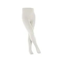 falke collants fins pour fille en coton touch blanc (101), blanc cassé, 134-146 cm