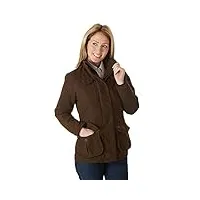 sherwood forest hampton jkt veste de chasse pour femme marron taille 20 campagne, 48