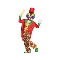 widmann 35093 costume clown completo l giallo/rosso #3509