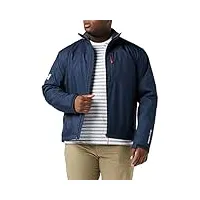 helly hansen hh crew midlayer jacket – veste imperméable et isolante pour homme , bleu (navy),xs