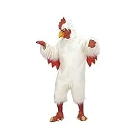 widmann 4476k costume pollo bianco in peluche t.u. lusso