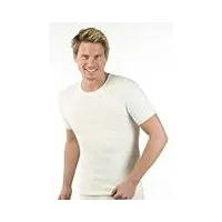 medima homme classic chemise à manches 1/4, 100 % blanc cassé, xl