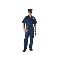 californie costumes 112770 police officer costume adulte - bleu - medium