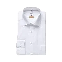 olymp homme chemise business à manches longues luxor,modern fit,new kent,weiß 00,40