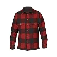 fjällräven chemise canadienne plaid rouge-xx-large